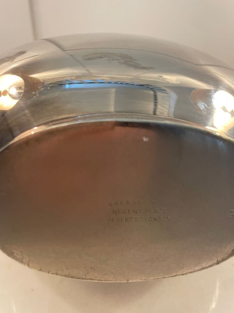 Antique Edwardian Quality Silver Plated Three Part Tea Set - Image 8